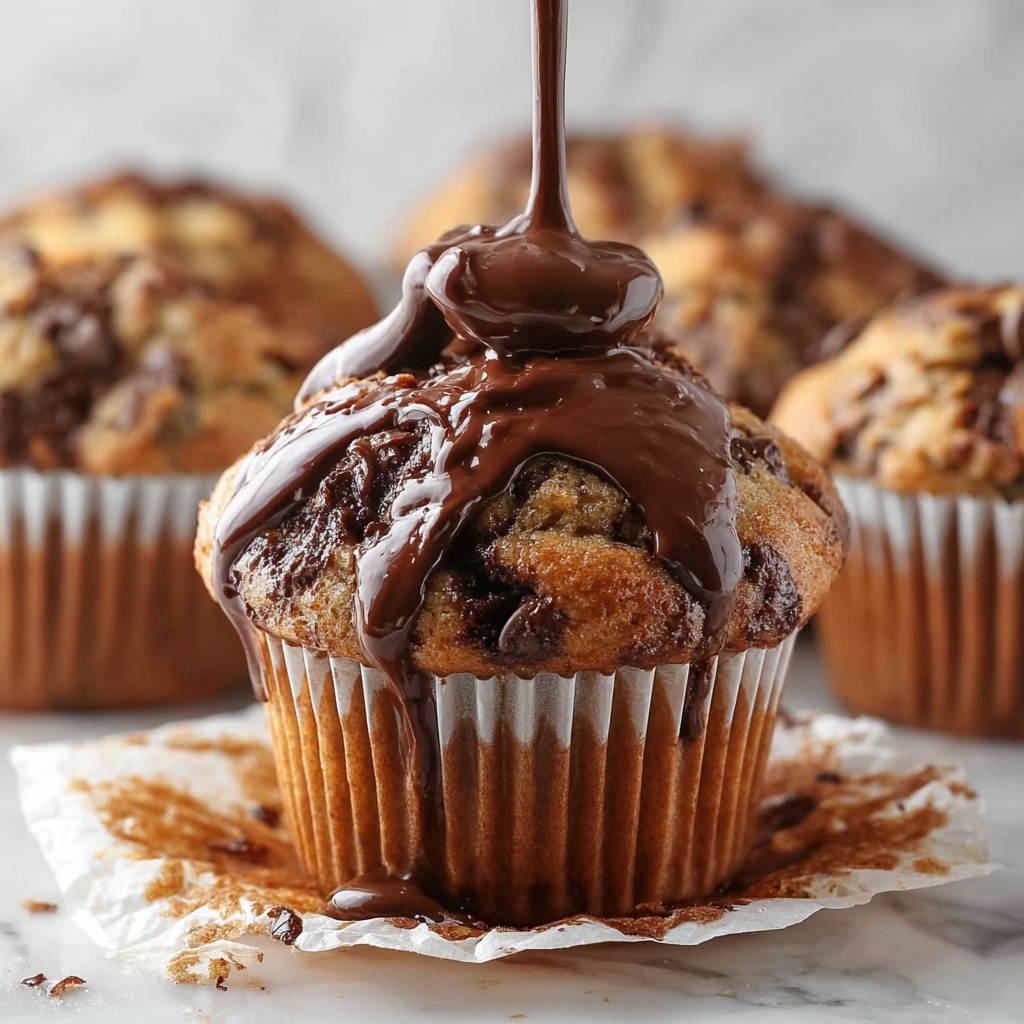 Nutella Banana Muffins Recipe - Recipe Image