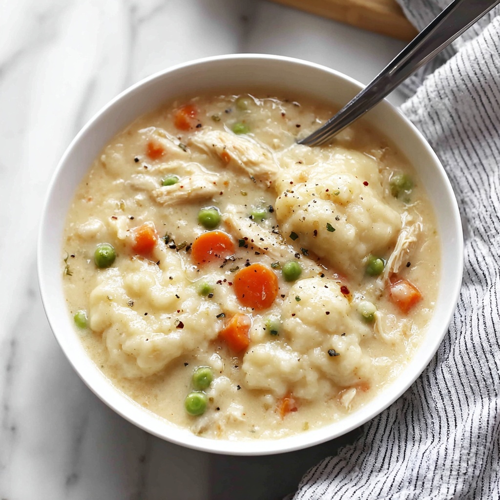Chicken and Dumplings with Biscuits Recipe - Recipe Image