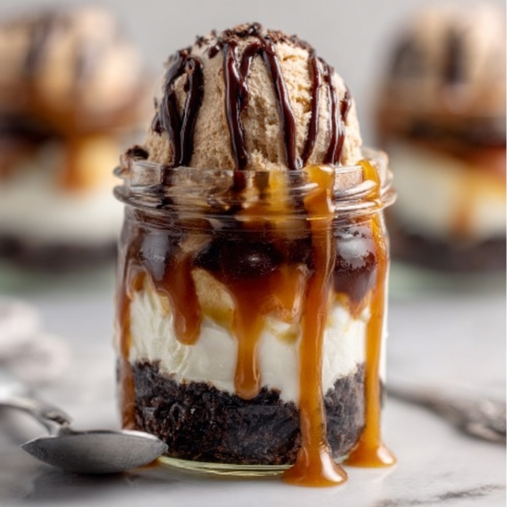 Loaded Brownie Cheesecake Dessert Cups Recipe - Recipe Image