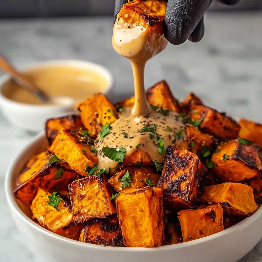 Smoky Roasted Sweet Potatoes with Chipotle Mayo Recipe - Recipe Image