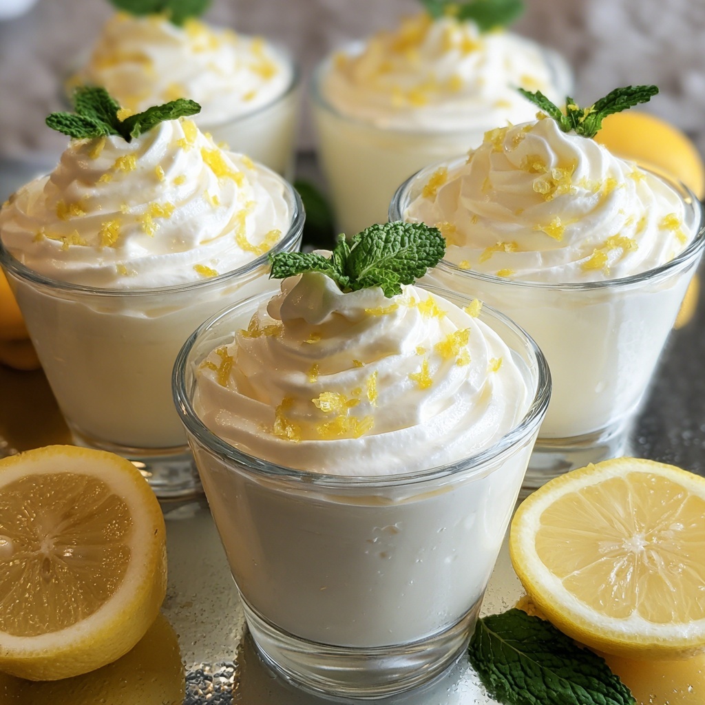 Easy Lemon Mousse Recipe - Recipe Image