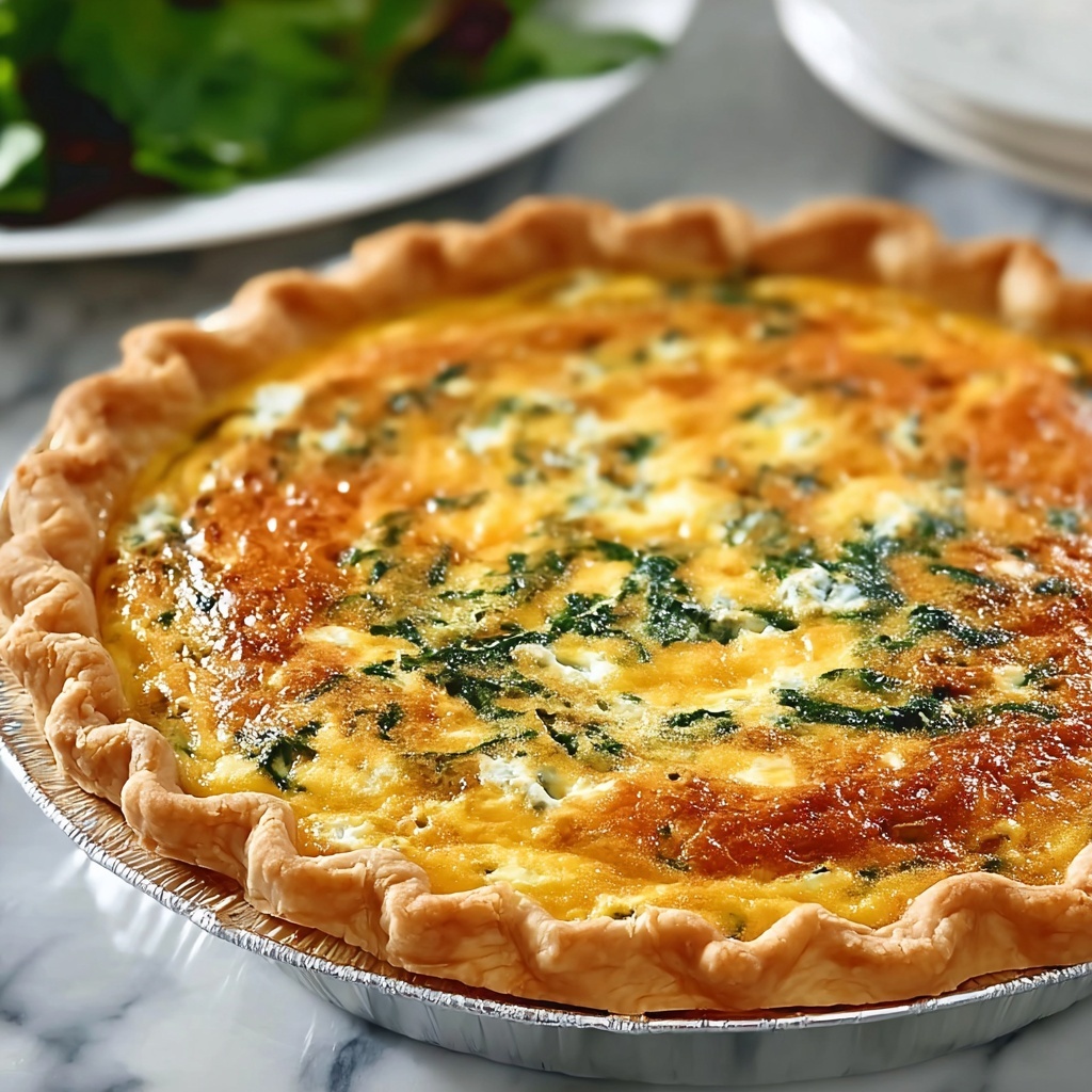 Ricotta Spinach Quiche Recipe - Recipe Image