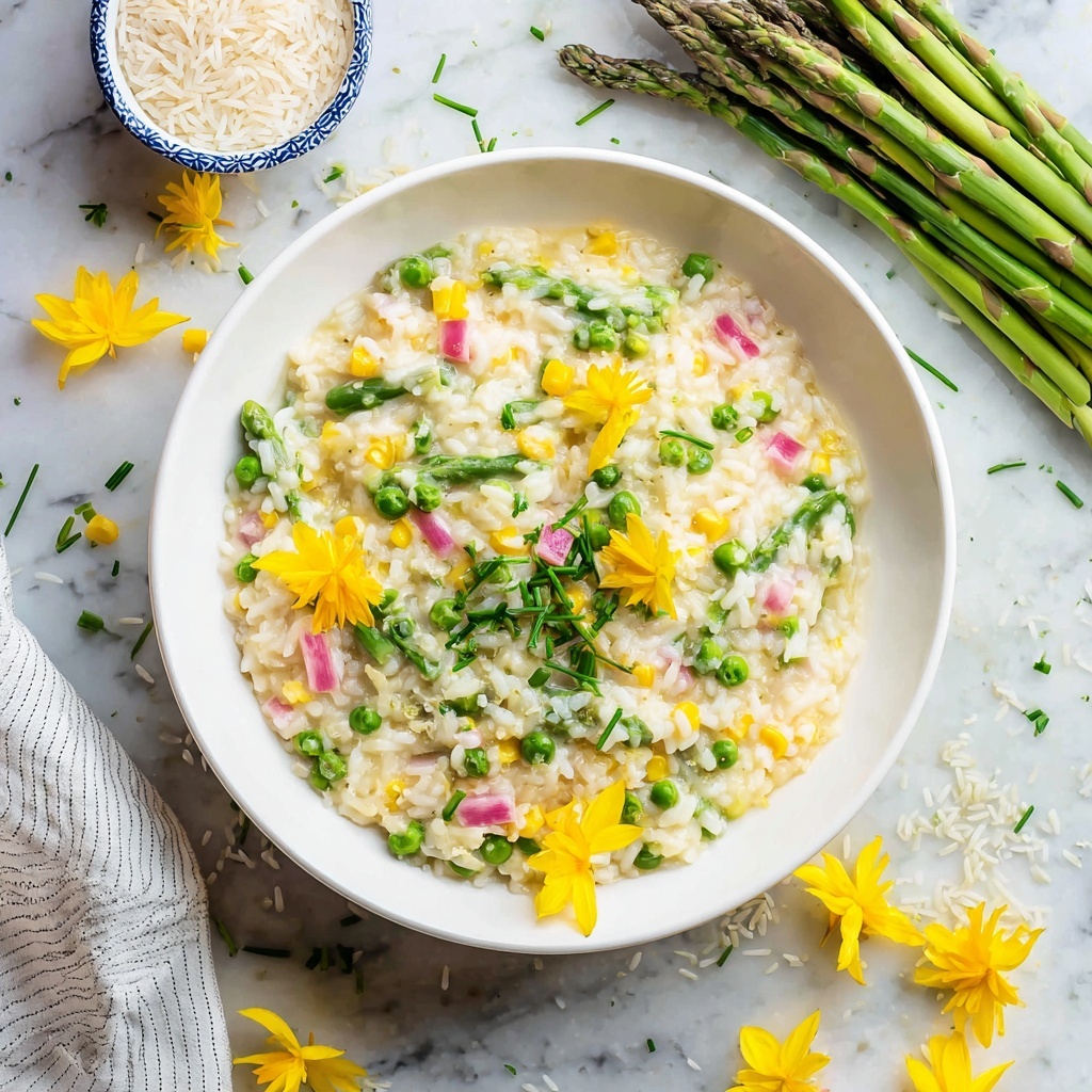 Spring Vegetable Risotto Recipe - Recipe Image