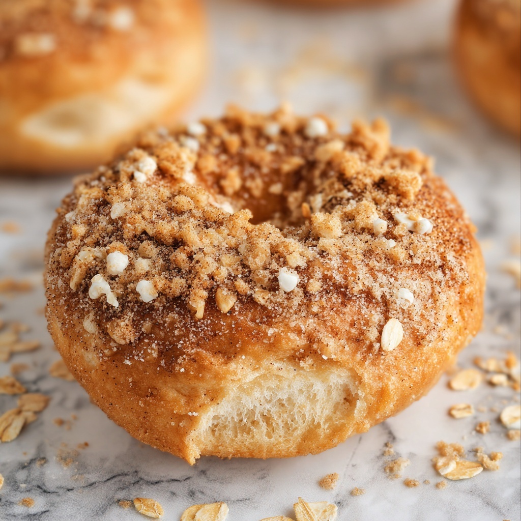 Sourdough Cinnamon Crunch Bagels Recipe - Recipe Image