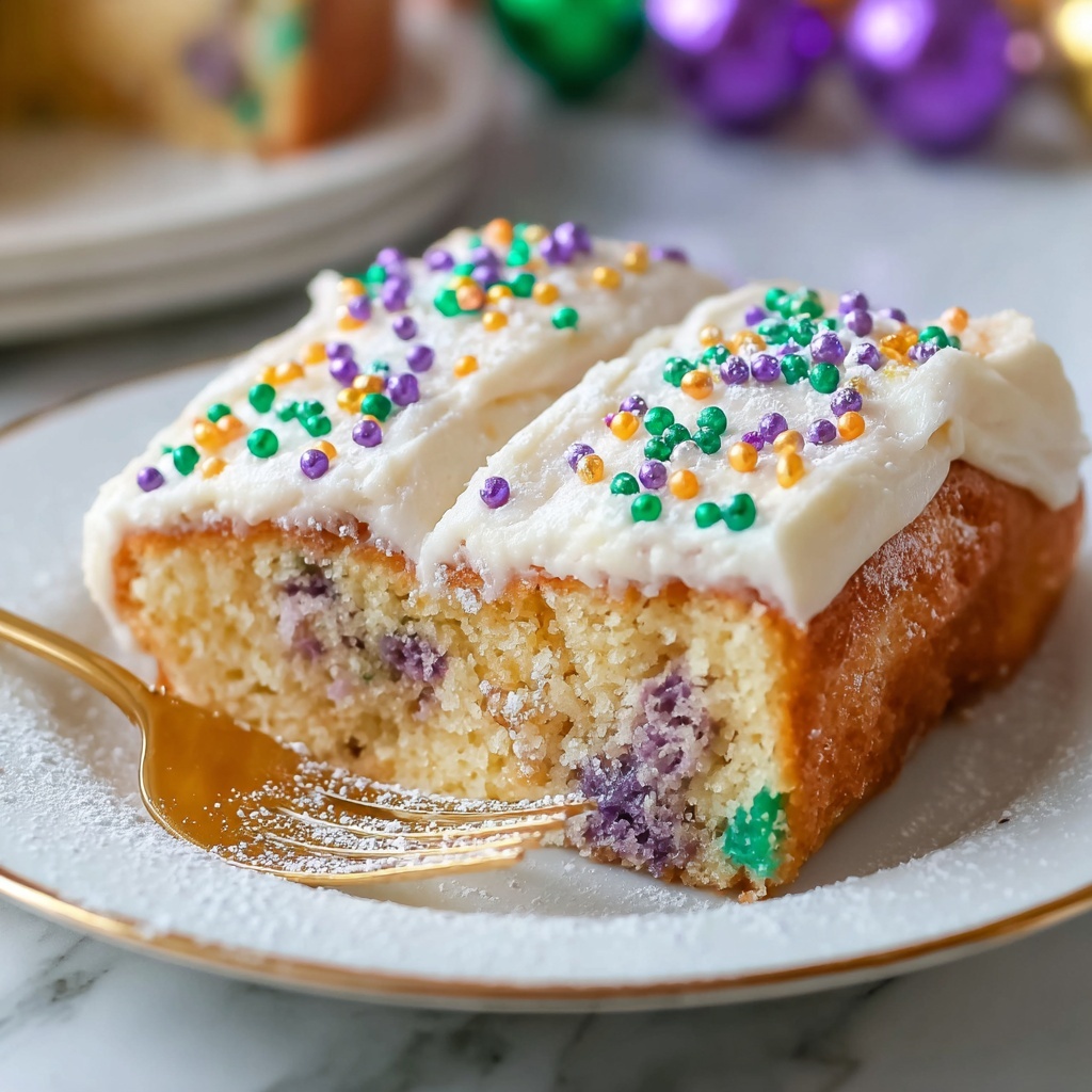 Authentic Mardi Gras King Cake Recipe - Recipe Image