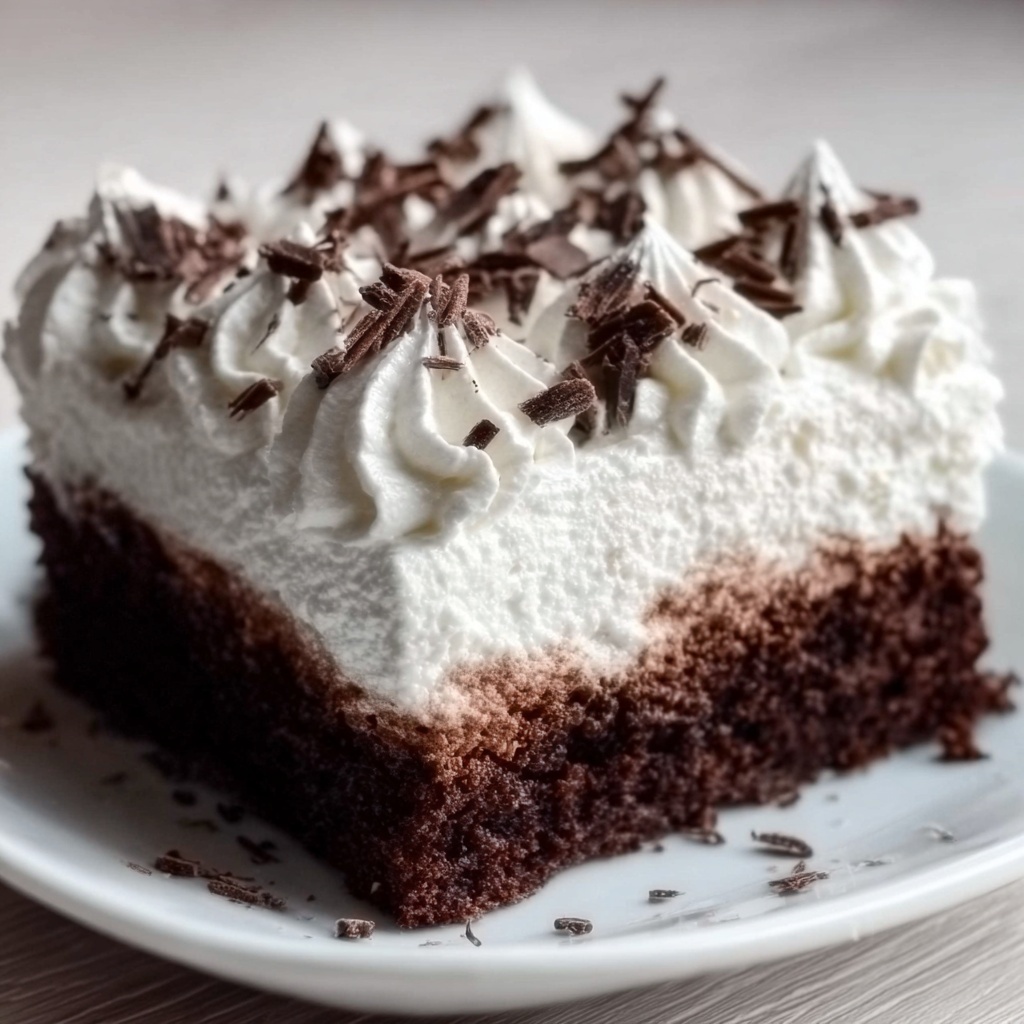 Brownie Refrigerator Cake Recipe - Recipe Image