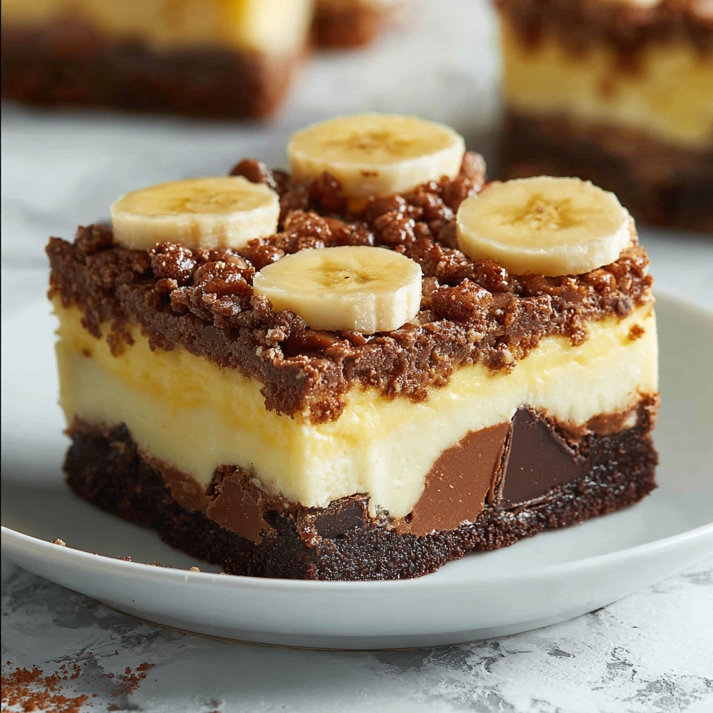 Banana Pudding Brownies Recipe - Recipe Image