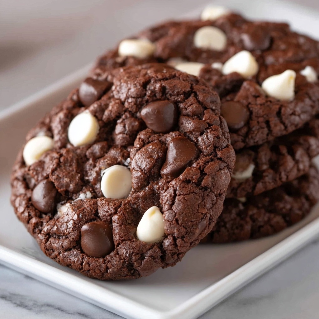 Flourless Triple Chocolate Cookies Recipe - Recipe Image
