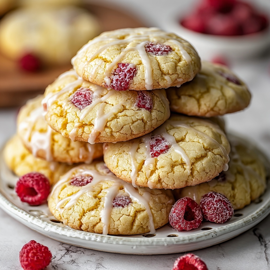 Raspberry Cheesecake Cookies Recipe - Recipe Image
