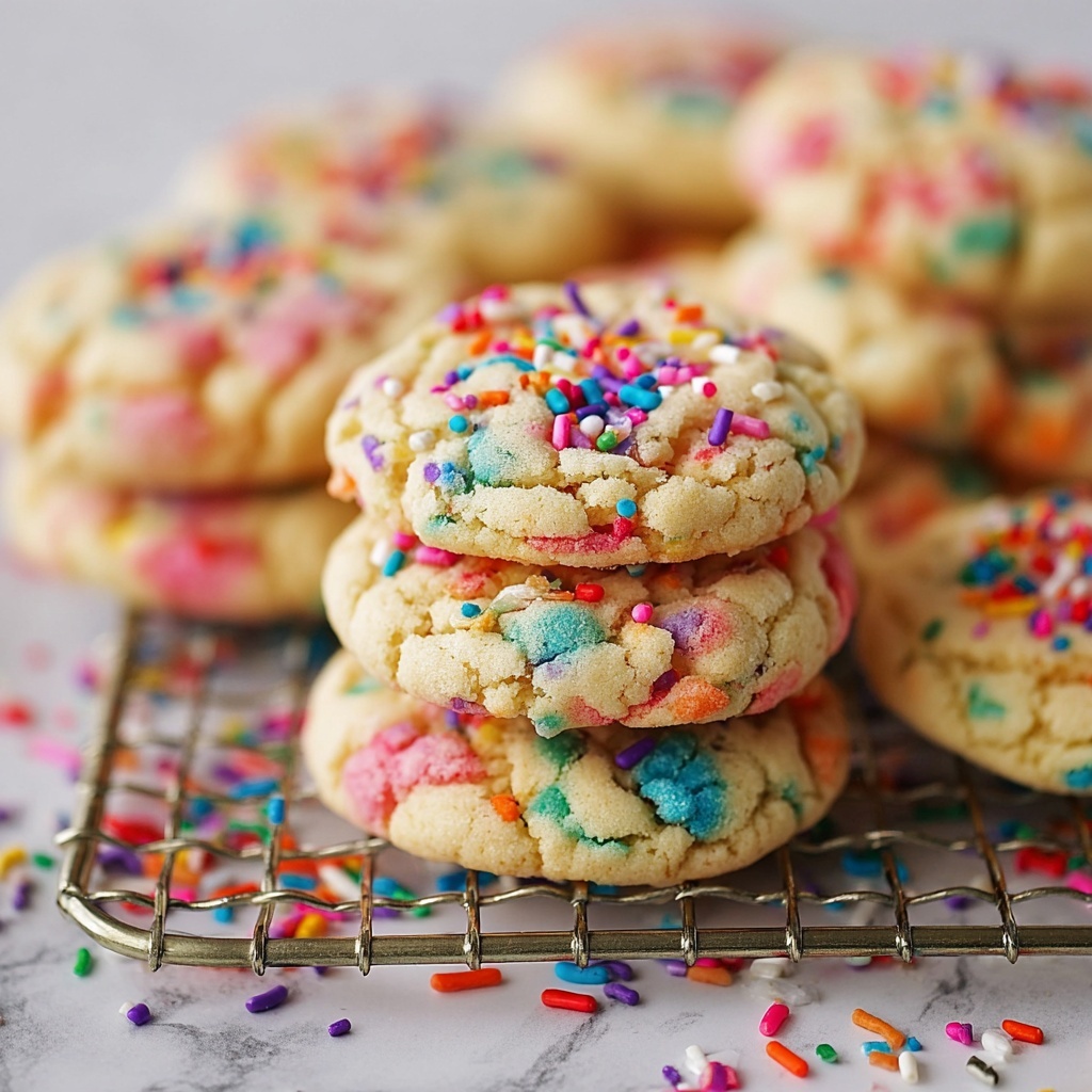 Soft Funfetti Cookies Recipe - Recipe Image