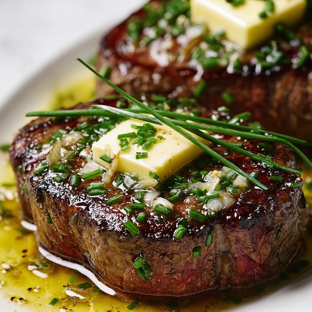Pan-Seared Steak with Garlic Butter Recipe - Recipe Image