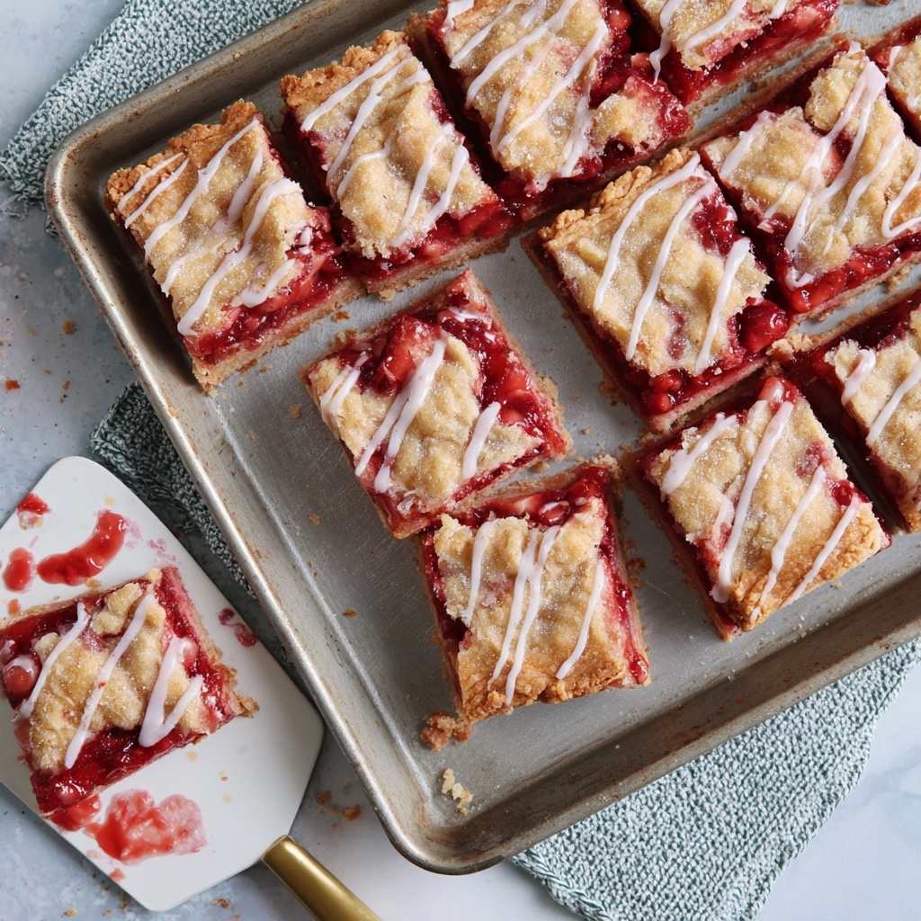Raspberry Rhubarb Slab Pie Recipe - Recipe Image