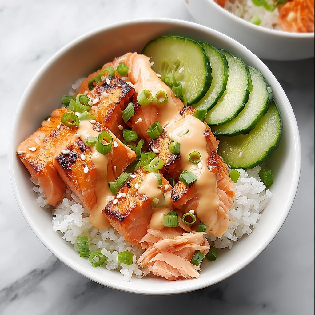 Spicy Salmon Rice Bowl Recipe - Recipe Image