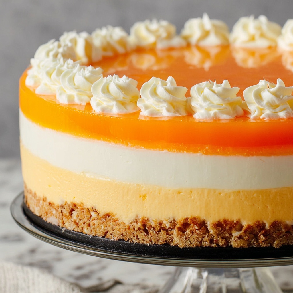Orange Cream Cheesecake Recipe - Recipe Image