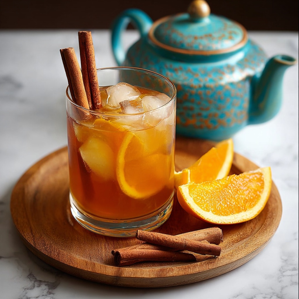 Orange Cinnamon Iced Tea: A Refreshing Summer Recipe - Recipe Image
