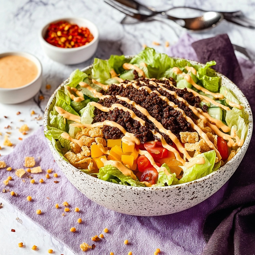 Big Mac Salad Recipe - Recipe Image