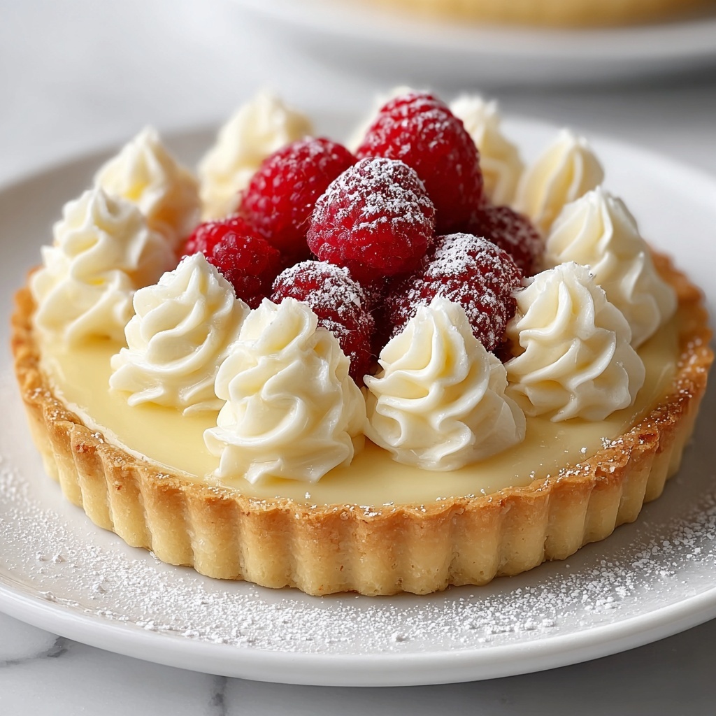 Rich White Chocolate Mousse Tart Recipe - Recipe Image