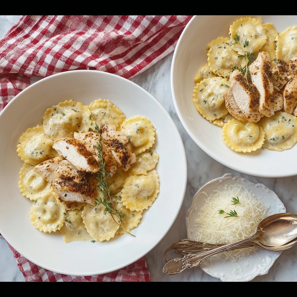 Classic Cheese Ravioli with Garlic Butter Sauce Recipe - Recipe Image