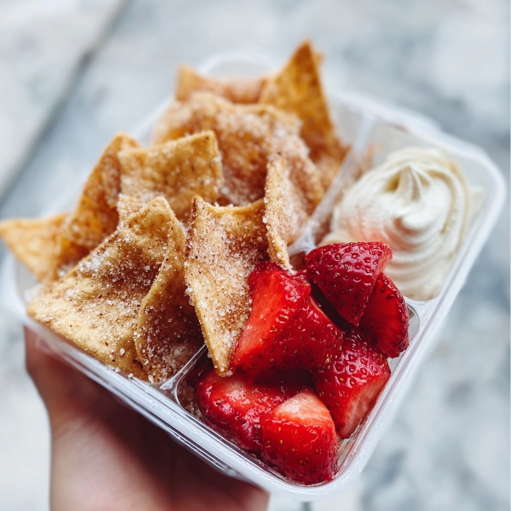 Strawberry Cheesecake Nachos Box Recipe - Recipe Image