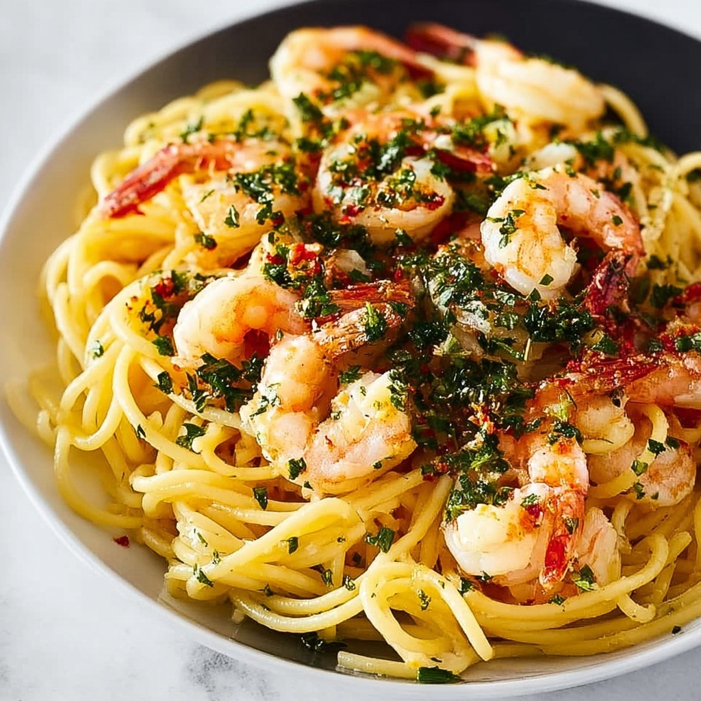 Lemon Spaghetti with Shrimp Recipe - Recipe Image