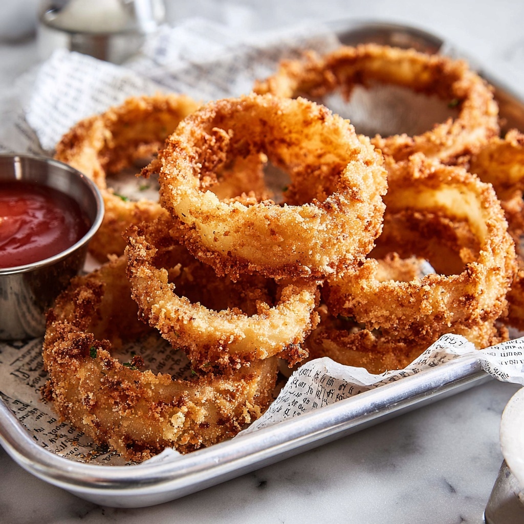 Crispy Homemade Onion Rings Recipe - Recipe Image