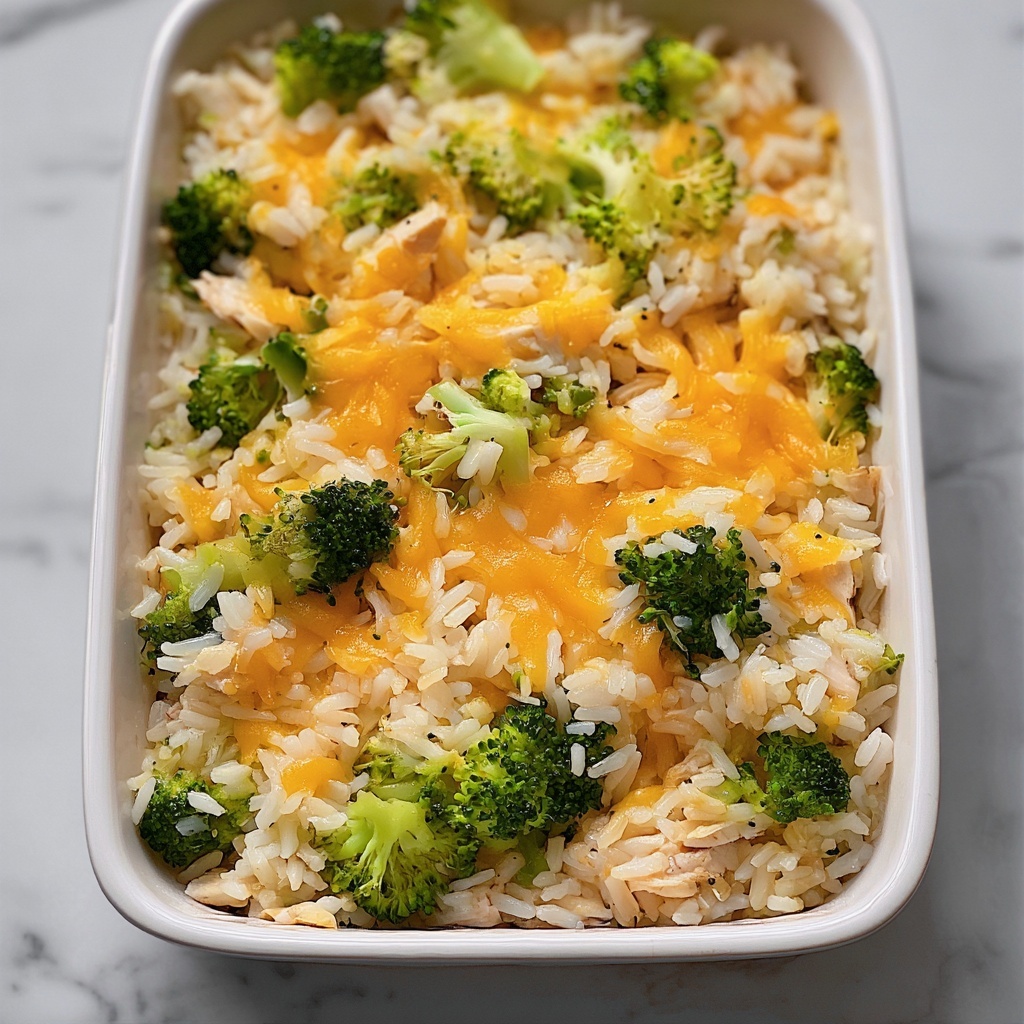 Broccoli, Rice, Cheese, and Chicken Casserole Recipe - Recipe Image