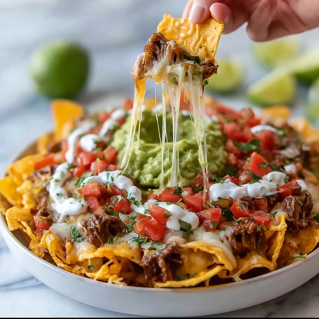 Skillet Steak Fajita Nachos Recipe - Recipe Image