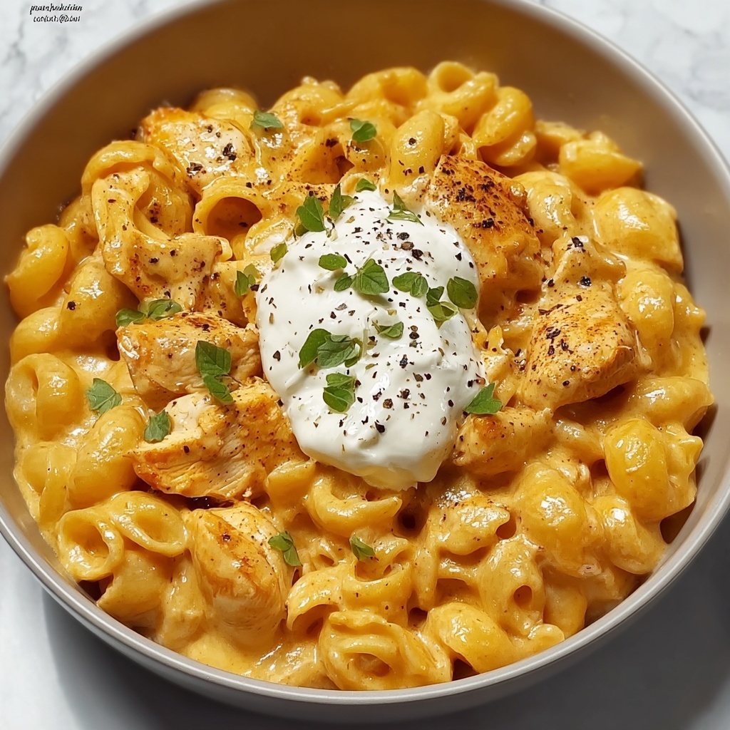 Cheesy Chicken Pasta Recipe - Recipe Image