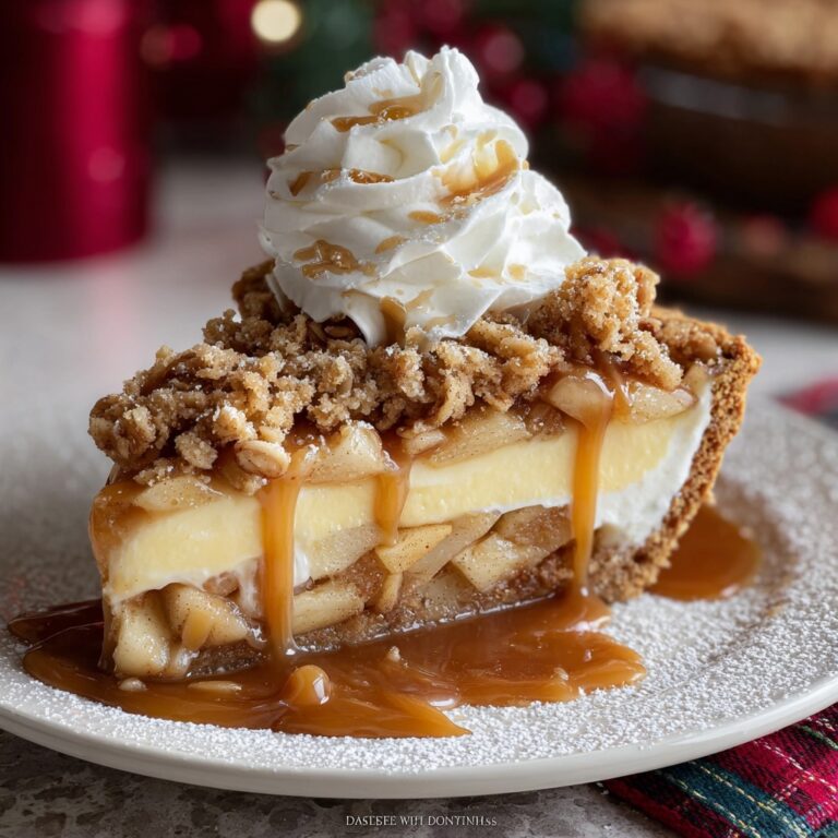 Apple Crisp Cheesecake Recipe