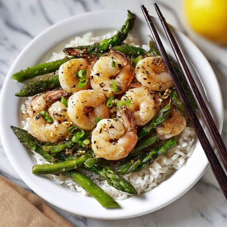 Shrimp and Asparagus Stir Fry with Lemon Sauce Recipe
