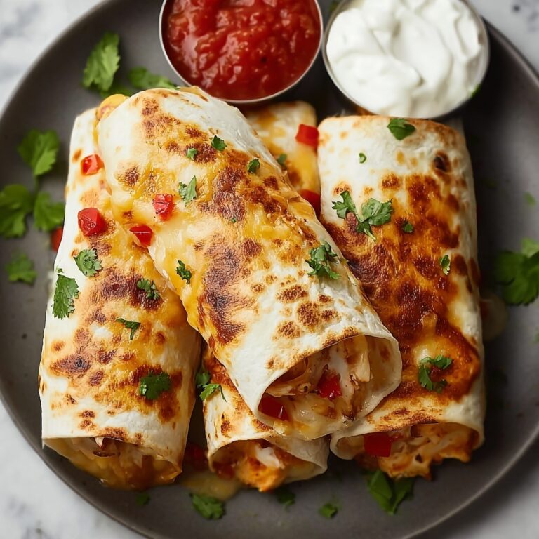 Baked Chicken Chimichangas: Easy and Delicious Recipe