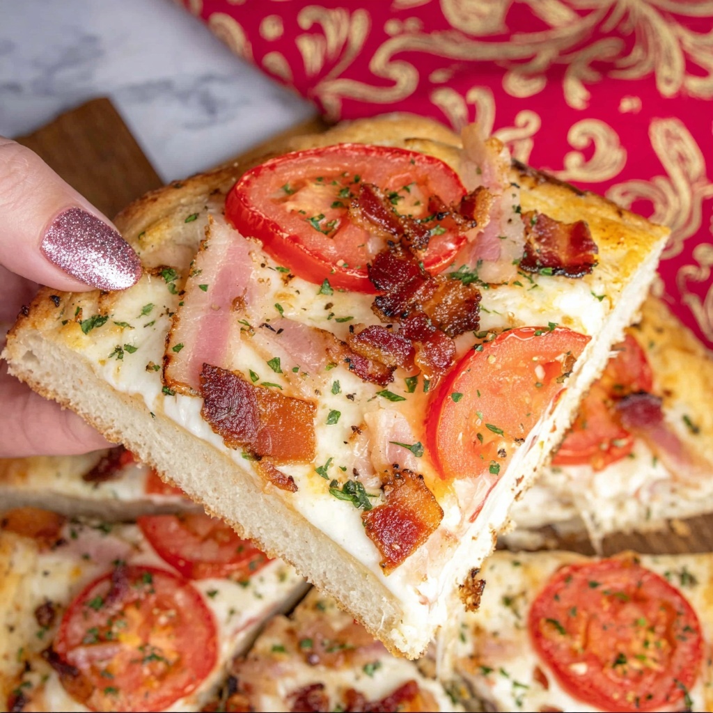 Kentucky Hot Brown Pizza Recipe - Recipe Image