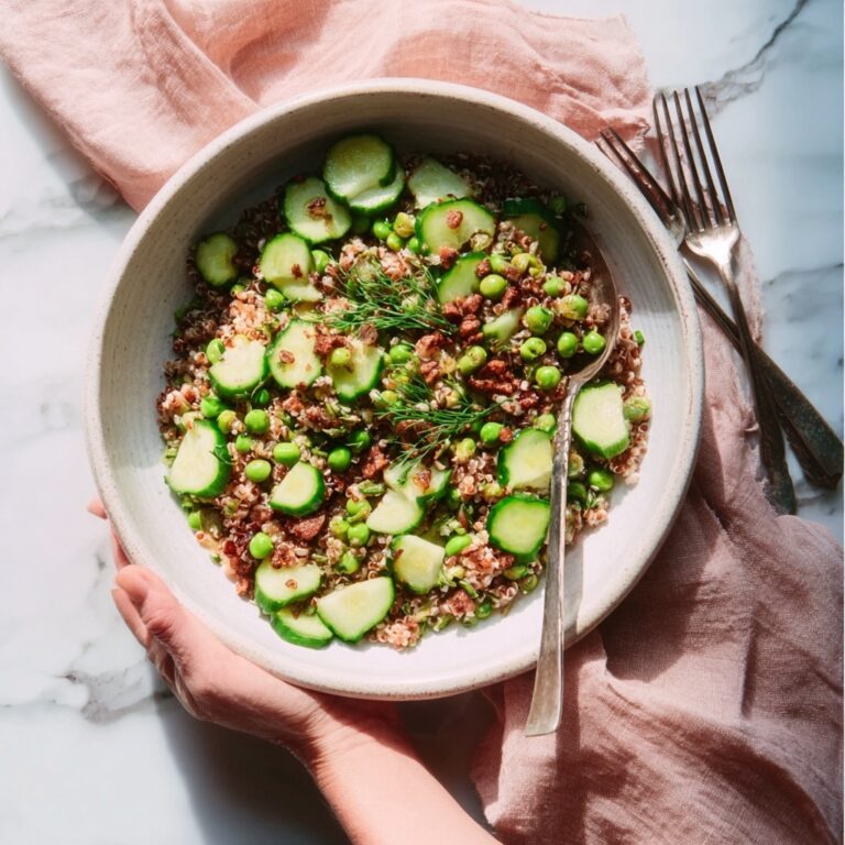 Crispy Rice Salmon Cucumber Salad with Creamy Asian Dressing Recipe