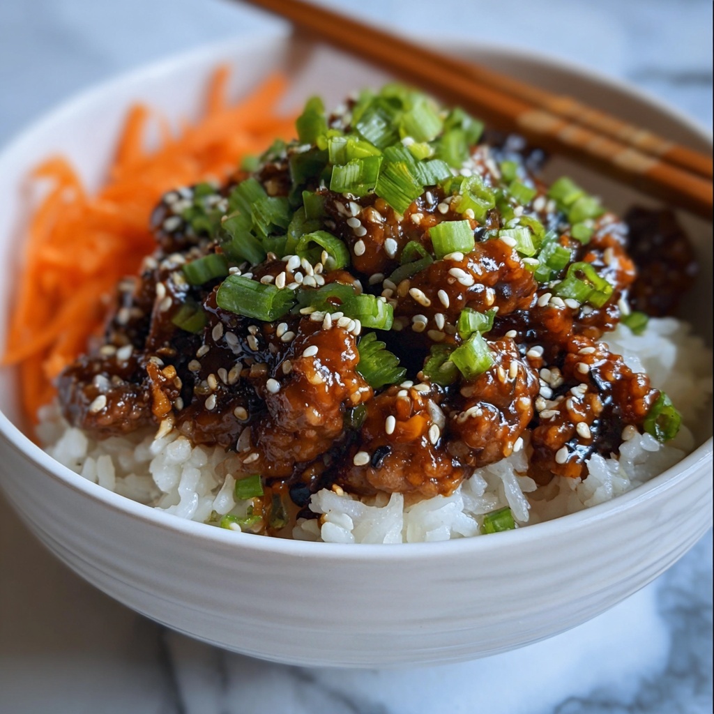 Healthy Ground Turkey Teriyaki Rice Bowl Recipe - Recipe Image