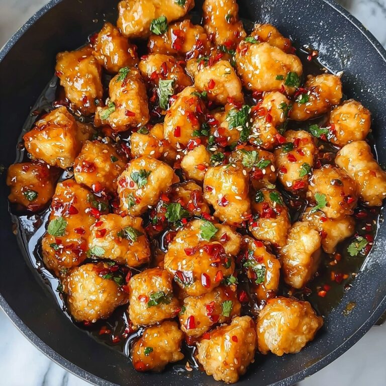 Honey Garlic Chicken Bites Recipe