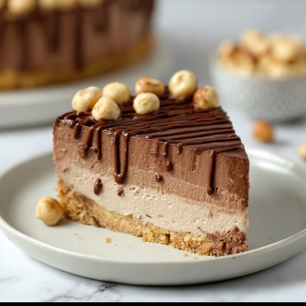 Nutella Cheesecake Recipe - Recipe Image