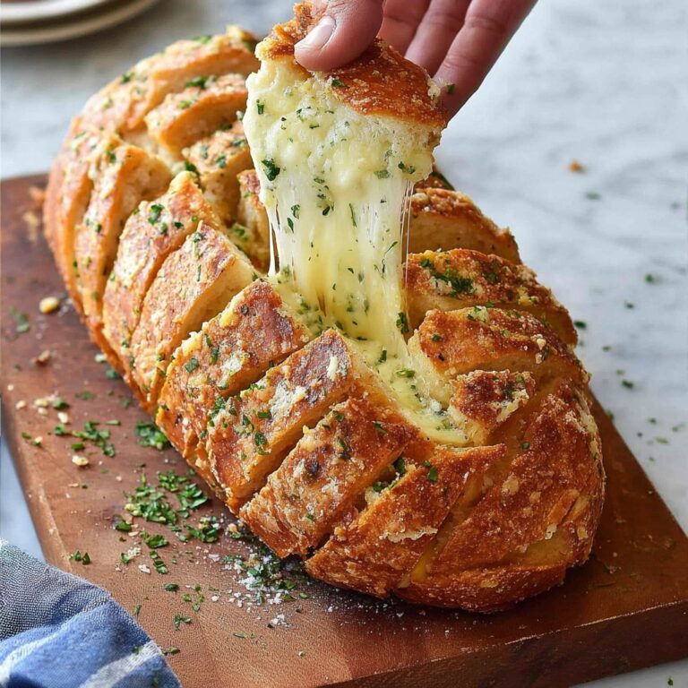 Cheese and Garlic Crack Bread (Pull Apart Bread) Recipe