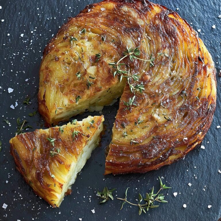 Brown Butter and Thyme Potato Torte Recipe
