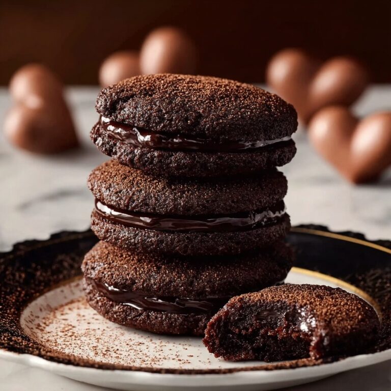 Chocolate Ganache Sandwich Cookies Recipe