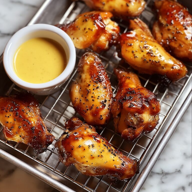 Honey Lemon Pepper Wings Recipe