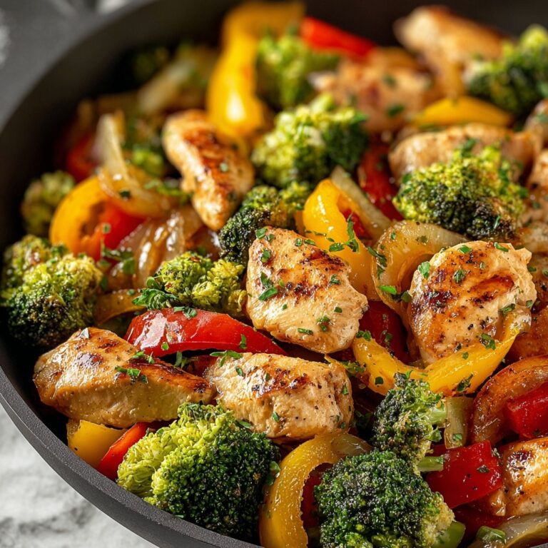 Healthy Chicken and Vegetables Skillet Recipe