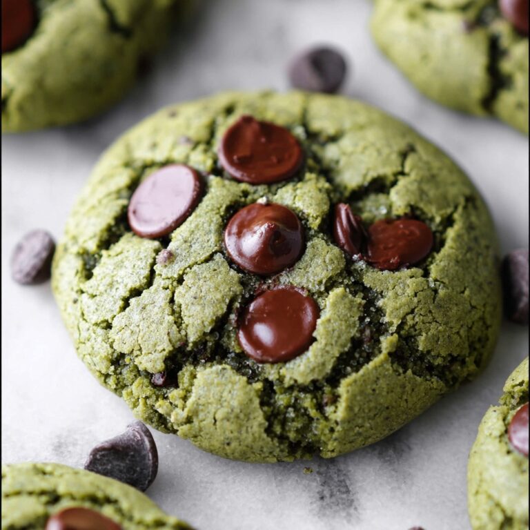 Matcha Chocolate Chip Cookies Recipe