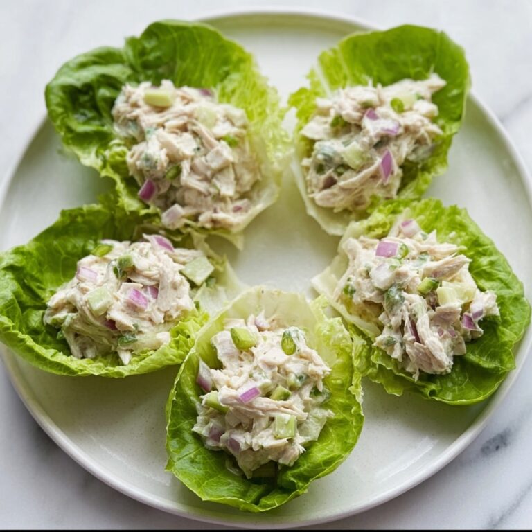 Avocado Chicken Salad Lettuce Wraps Recipe
