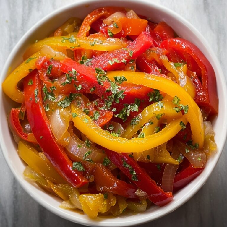 Traditional Italian Peperonata Stew Recipe