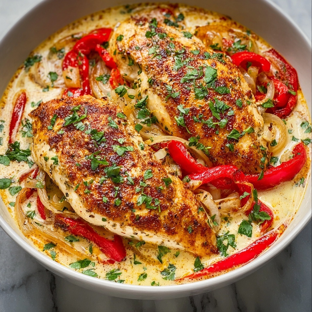 Turkish Chicken with Creamy White Sauce Recipe - Recipe Image
