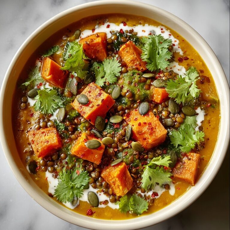 Spiced Sweet Potato Lentil Soup Recipe