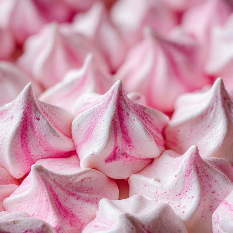 Vegan Meringue Kisses with Beetroot Powder (Aquafaba Meringue) Recipe