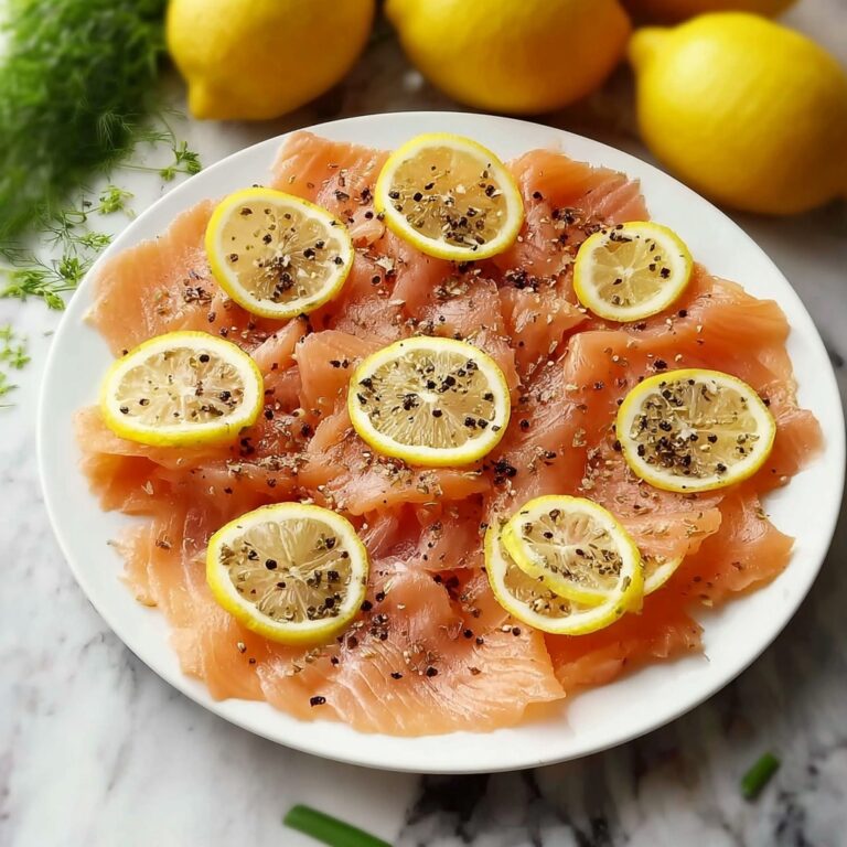 Carpaccio Di Salmone Recipe