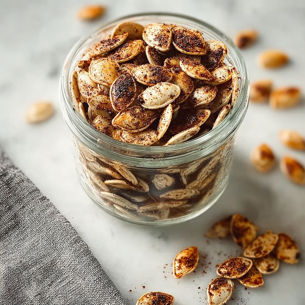 Chili Roasted Pumpkin Seeds Recipe - Recipe Image