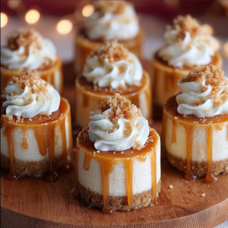 Mini Dulce de Leche Cheesecakes Recipe